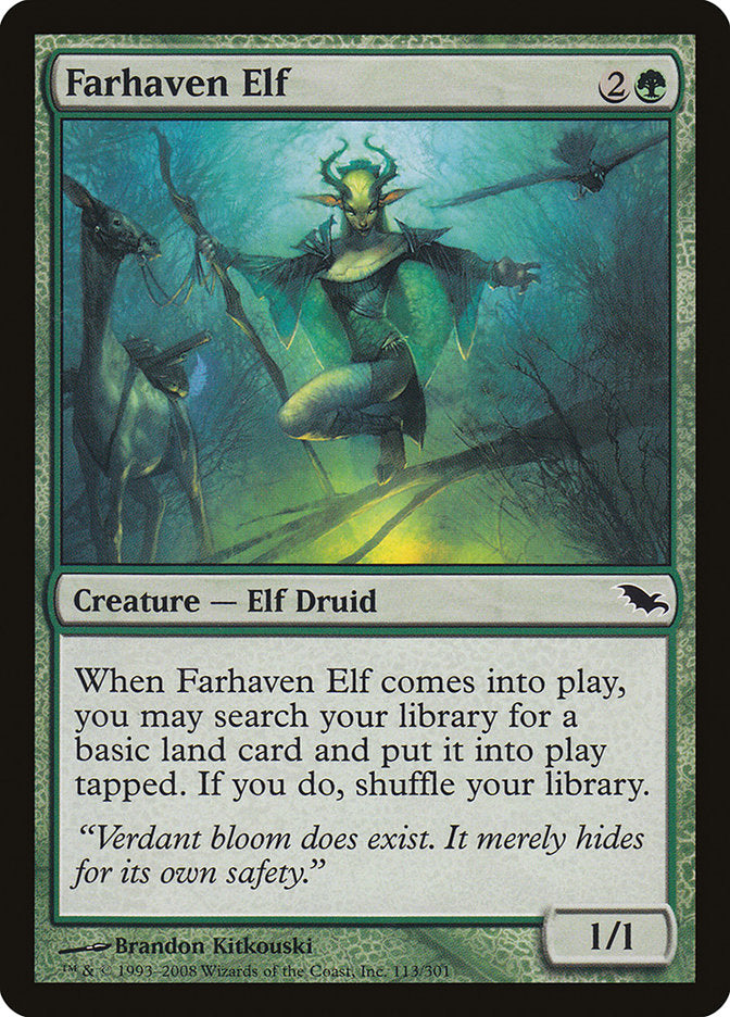 Farhaven Elf [Shadowmoor] (SHM 113)