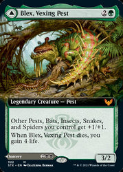 Blex, Vexing Pest // Search for Blex (Extended) [Strixhaven: School of Mages] (STX 322)