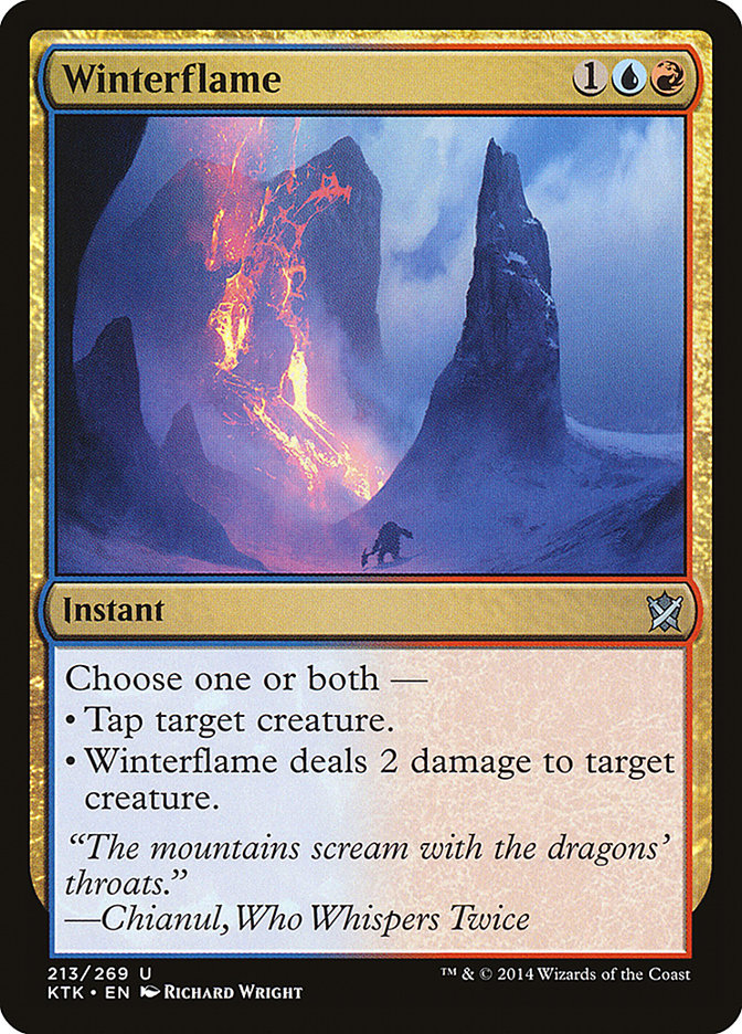 Winterflame [Khans of Tarkir] (KTK 213)