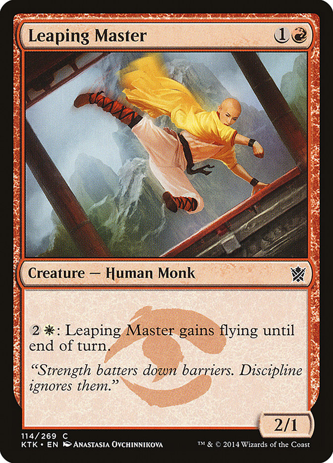 Leaping Master [Khans of Tarkir] (KTK 114)