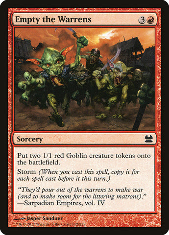 Empty the Warrens [Modern Masters] (MMA 112)