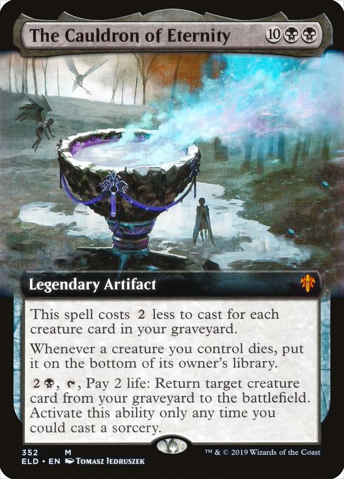 The Cauldron of Eternity (Extended Art) [Throne of Eldraine] (ELD 352)
