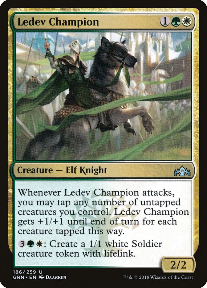 Ledev Champion [Guilds of Ravnica] (GRN 186)