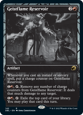 Geistflame Reservoir [Innistrad: Double Feature] (DBL 142)