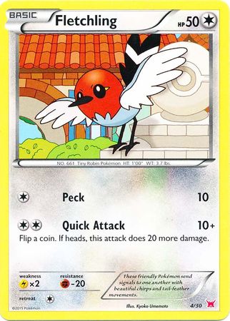 Fletchling (4/30) [XY: Trainer Kit - Latias & Latios]