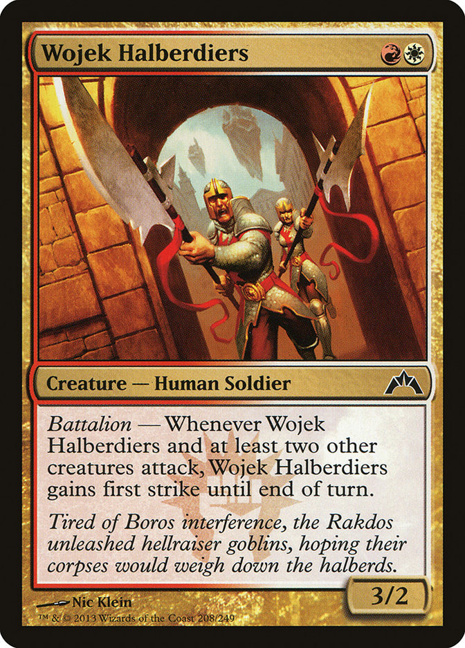 Wojek Halberdiers [Gatecrash] (GTC 208)
