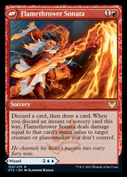 Torrent Sculptor // Flamethrower Sonata [Strixhaven: School of Mages] (STX 159)