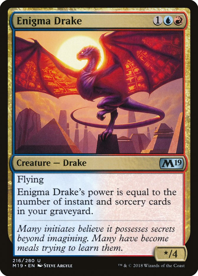 Enigma Drake [Core Set 2019] (M19 216)