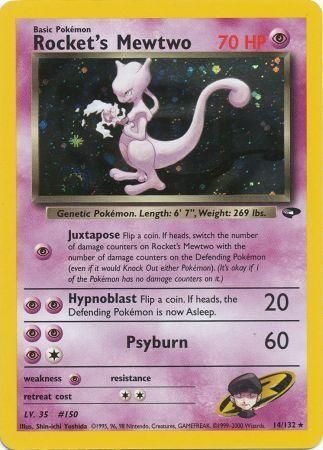 Rocket's Mewtwo (14/132) [Gym Challenge]
