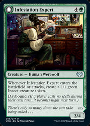 Infestation Expert // Infested Werewolf [Innistrad: Crimson Vow] (VOW 206)
