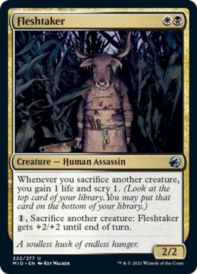 Fleshtaker [Innistrad: Midnight Hunt] (MID 222)