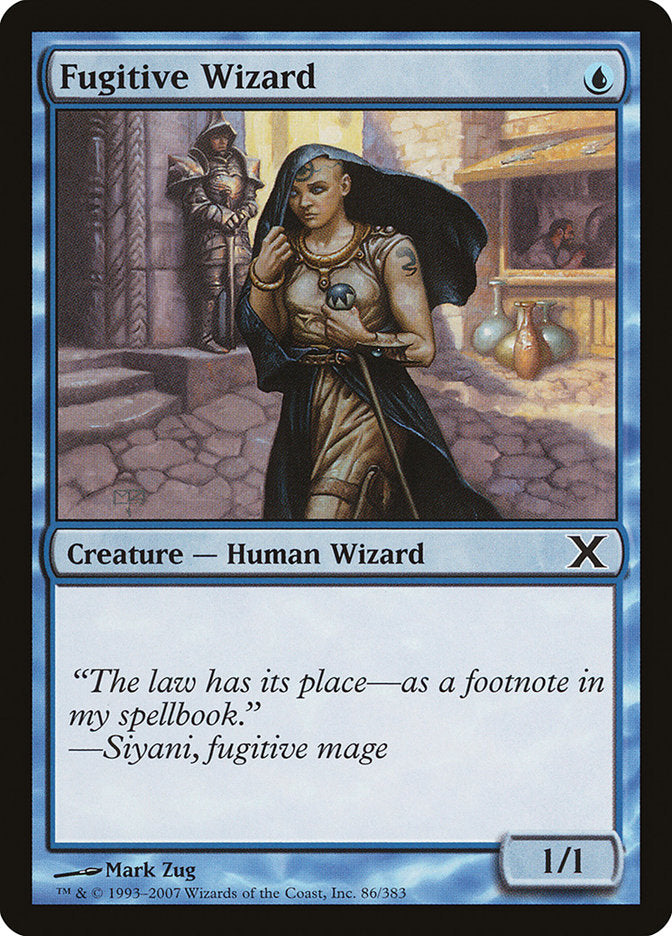Fugitive Wizard [Tenth Edition] (10E 86)