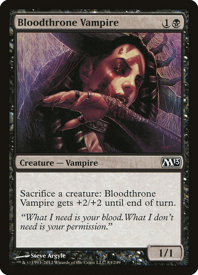 Bloodthrone Vampire [Magic 2013] (M13 83)