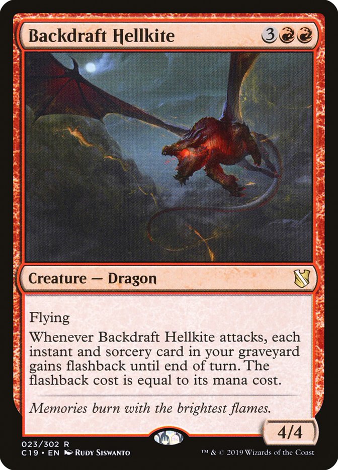 Backdraft Hellkite [Commander 2019] (C19 23)