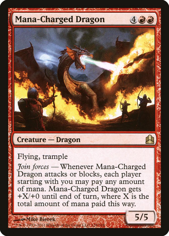 Mana-Charged Dragon [Commander 2011] (CMD 129)
