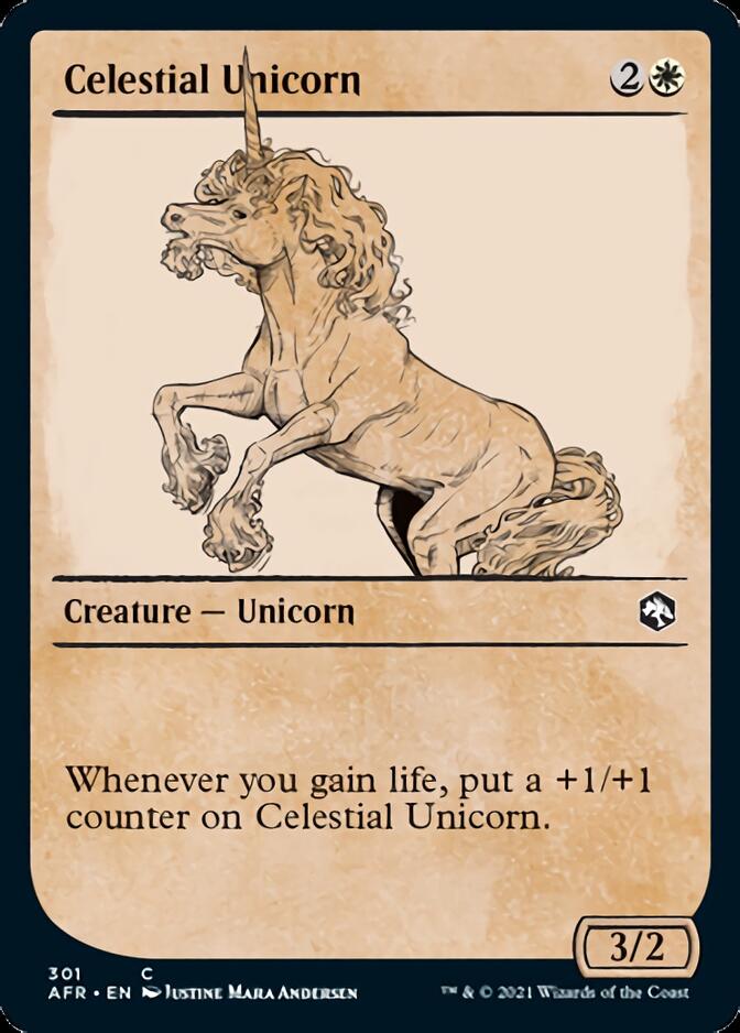 Celestial Unicorn (Showcase) [Dungeons & Dragons: Adventures in the Forgotten Realms] (AFR 301)