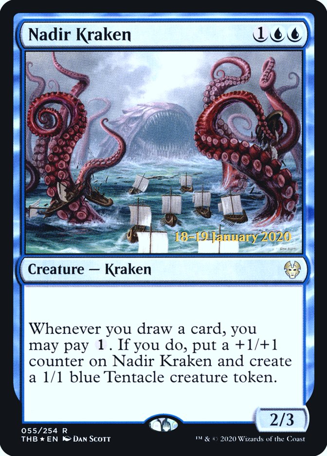 Nadir Kraken [Theros Beyond Death Prerelease Promos] (PTHB 55S)