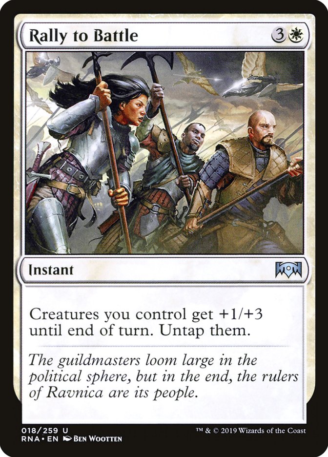 Rally to Battle [Ravnica Allegiance] (RNA 18)