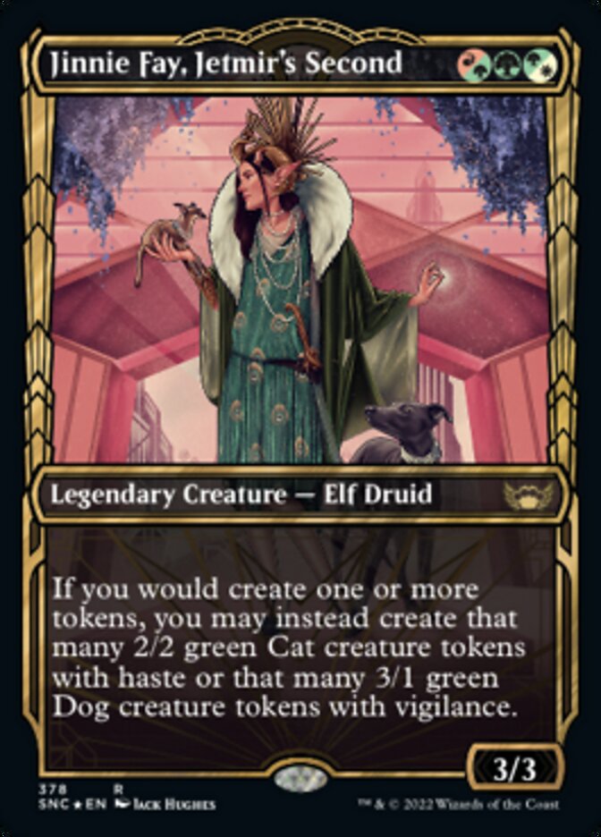 Jinnie Fay, Jetmir's Second (Showcase Golden Age Gilded Foil) (SNC 378)