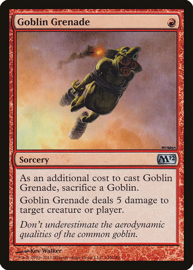 Goblin Grenade [Magic 2012] (M12 140)