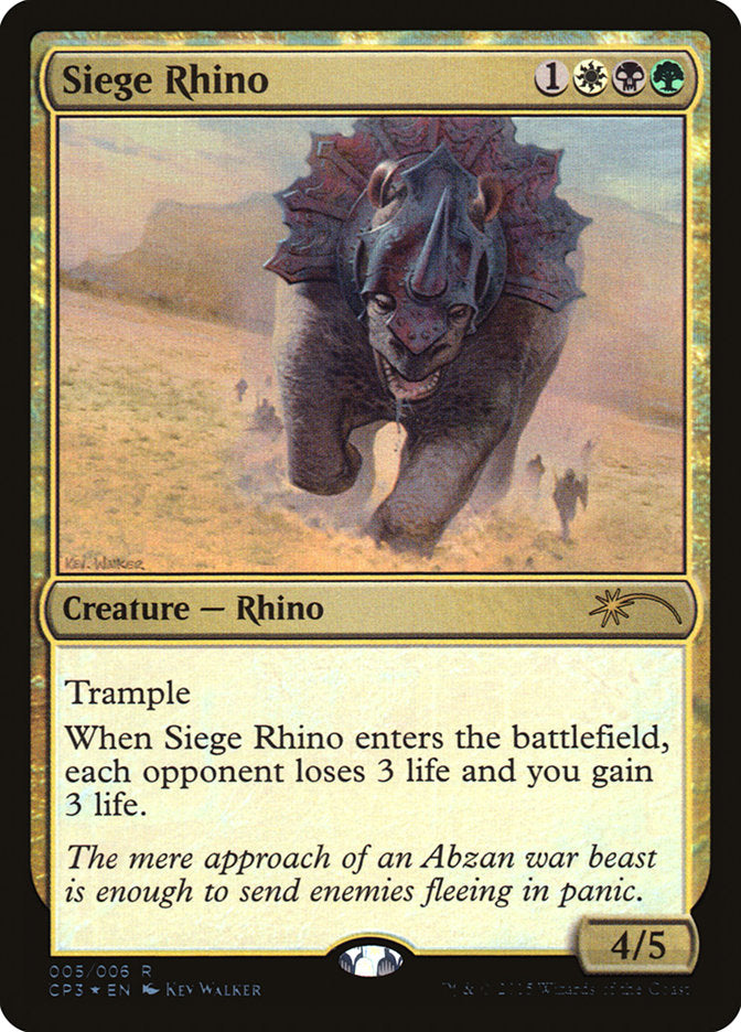 Siege Rhino [Magic Origins Clash Pack] (CP3 5)