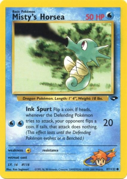 Misty's Horsea (87/132) [Gym Challenge]
