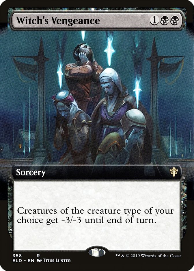 Witch's Vengeance (Extended Art) [Throne of Eldraine] (ELD 358)
