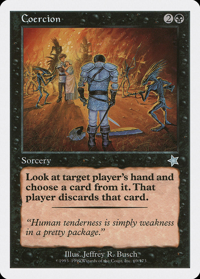 Coercion [Starter 1999] (S99 69)