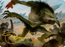 Troll Art Card (Gold-Stamped Signature) [Dungeons & Dragons: Adventures in the Forgotten Realms Art Series] (AAFR 21)