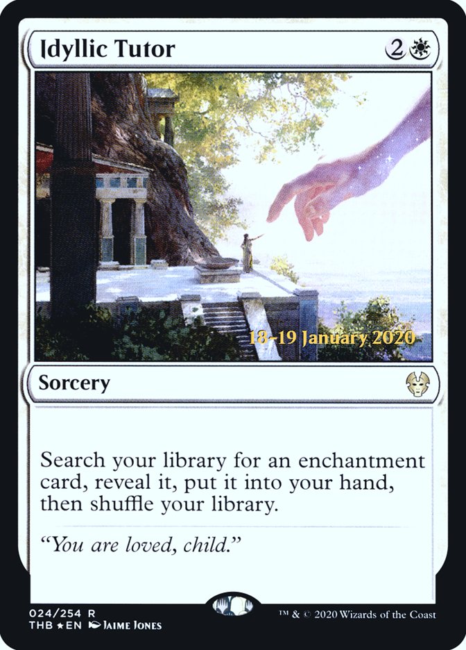 Idyllic Tutor [Theros Beyond Death Prerelease Promos] (PTHB 24S)