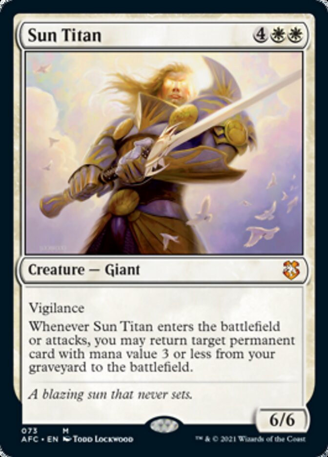 Sun Titan [Dungeons & Dragons: Adventures in the Forgotten Realms Commander] (AFC 73)