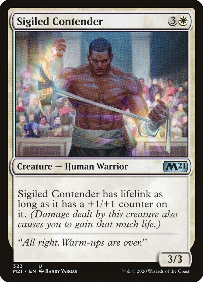 Sigiled Contender [Core Set 2021] (M21 323)
