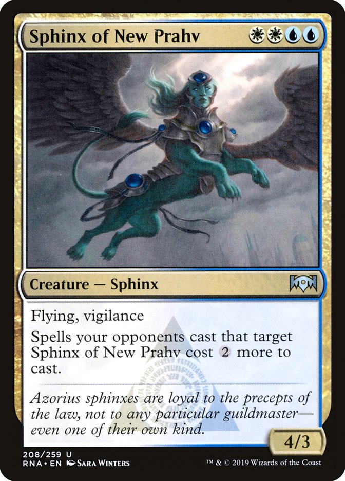 Sphinx of New Prahv [Ravnica Allegiance] (RNA 208)