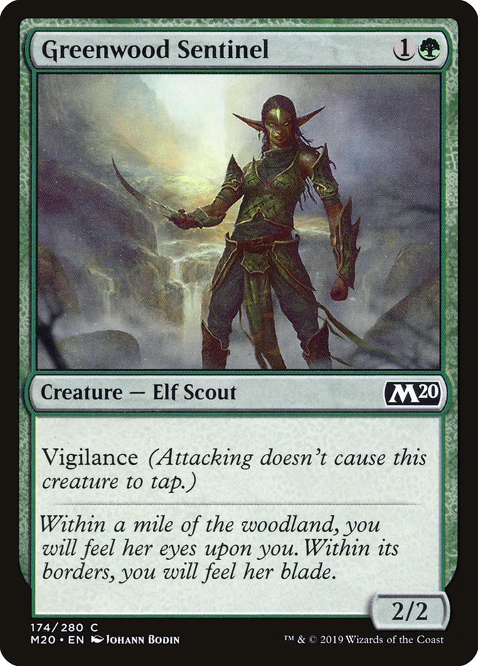 Greenwood Sentinel [Core Set 2020] (M20 174)