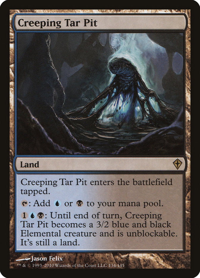 Creeping Tar Pit [Worldwake] (WWK 134)