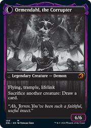 Jerren, Corrupted Bishop // Ormendahl, the Corrupted [Innistrad: Double Feature] (DBL 109)