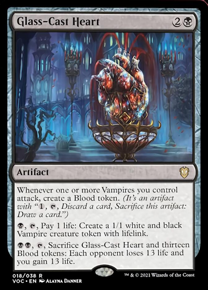 Glass-Cast Heart [Innistrad: Crimson Vow Commander] (VOC 18)