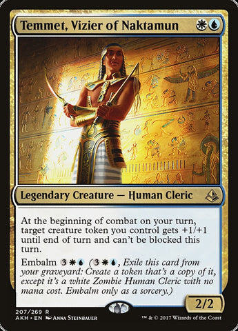 Temmet, Vizier of Naktamun [Amonkhet] (AKH 207)