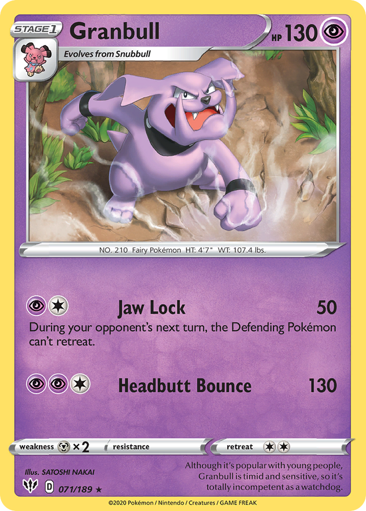 Granbull (71/189) [Sword & Shield: Darkness Ablaze]