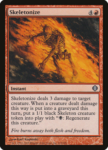 Skeletonize [Shards of Alara] (ALA 114)
