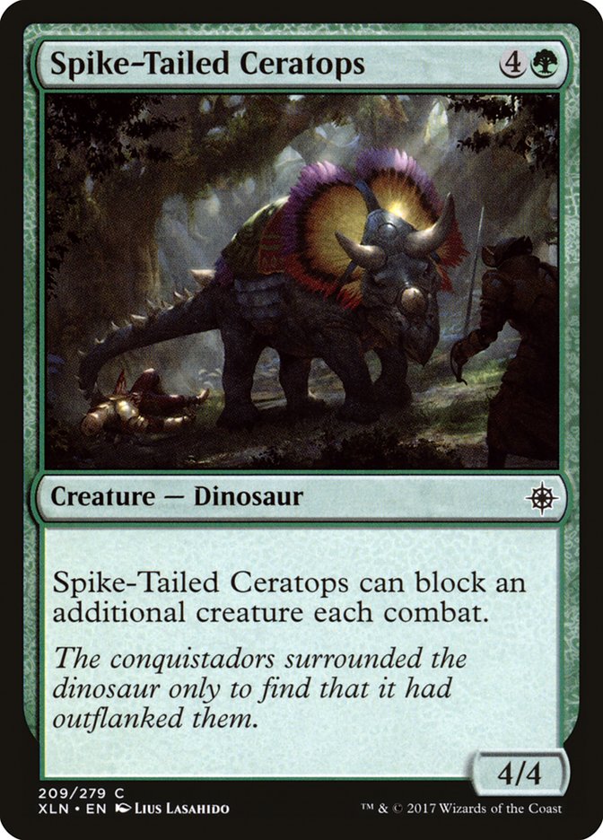 Spike-Tailed Ceratops [Ixalan] (XLN 209)