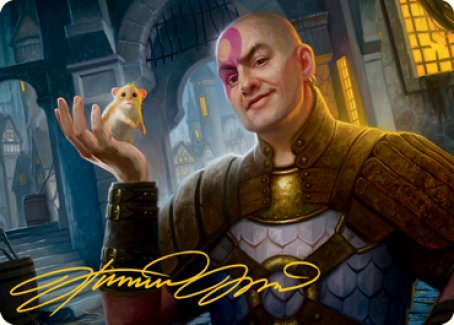Minsc, Beloved Ranger Art Card (Gold-Stamped Signature) [Dungeons & Dragons: Adventures in the Forgotten Realms Art Series] (AAFR 33)