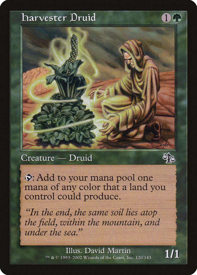 Harvester Druid [Judgment] (JUD 120)