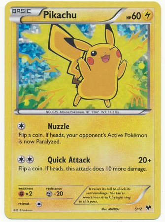 Pikachu (5/12) [Mcdonald's Promos: 2014 Collection]