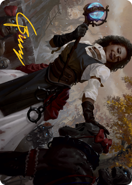 Skaab Wrangler Art Card (Gold-Stamped Signature) [Innistrad: Midnight Hunt Art Series] (AMID 29)