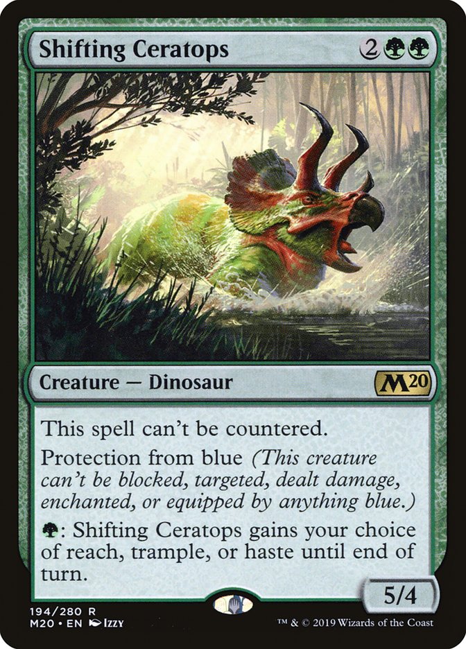 Shifting Ceratops [Core Set 2020] (M20 194)
