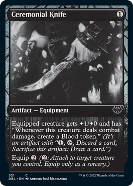 Ceremonial Knife [Innistrad: Double Feature] (DBL 521)