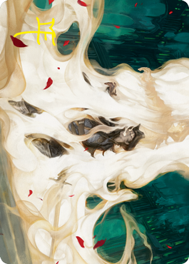 By Invitation Only Art Card (Gold-Stamped Signature) [Innistrad: Crimson Vow Art Series] (AVOW 7)