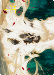 By Invitation Only Art Card (Gold-Stamped Signature) [Innistrad: Crimson Vow Art Series] (AVOW 7)