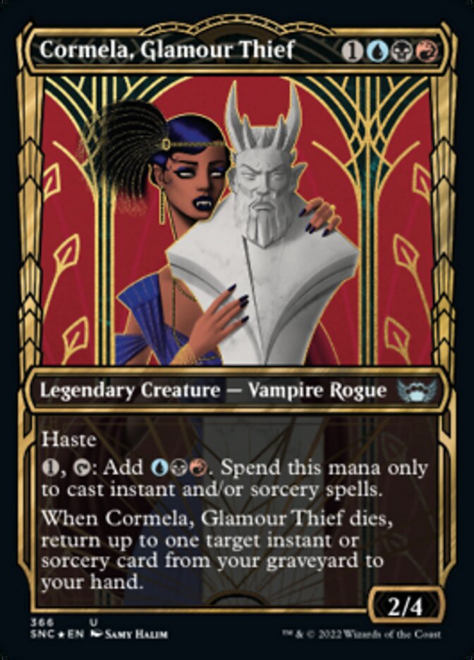 Cormela, Glamour Thief (Showcase Golden Age Gilded Foil) (SNC 366)